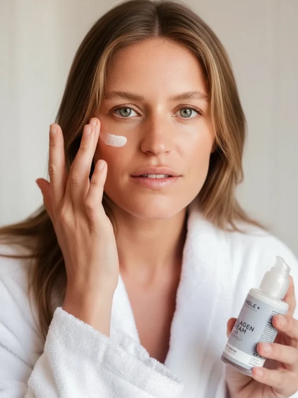 crème au collagène marin pour le visage